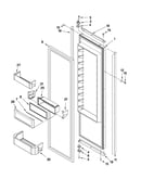 Refrigerator door parts