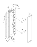 Freezer door parts