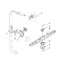 Upper wash and rinse parts