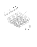 Upper rack and track parts