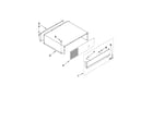 KitchenAid KBLC36FTS04 top grille and unit cover parts diagram