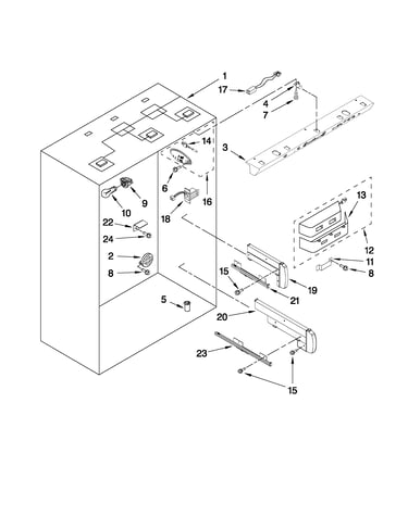 Refrigerator liner parts