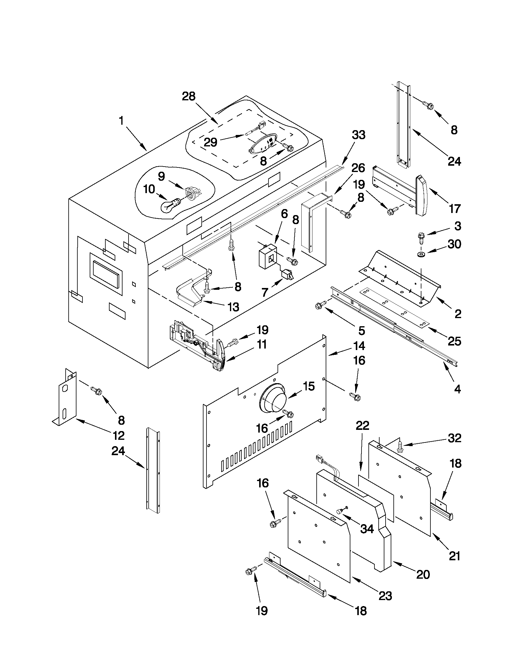 FREEZER LINER PARTS