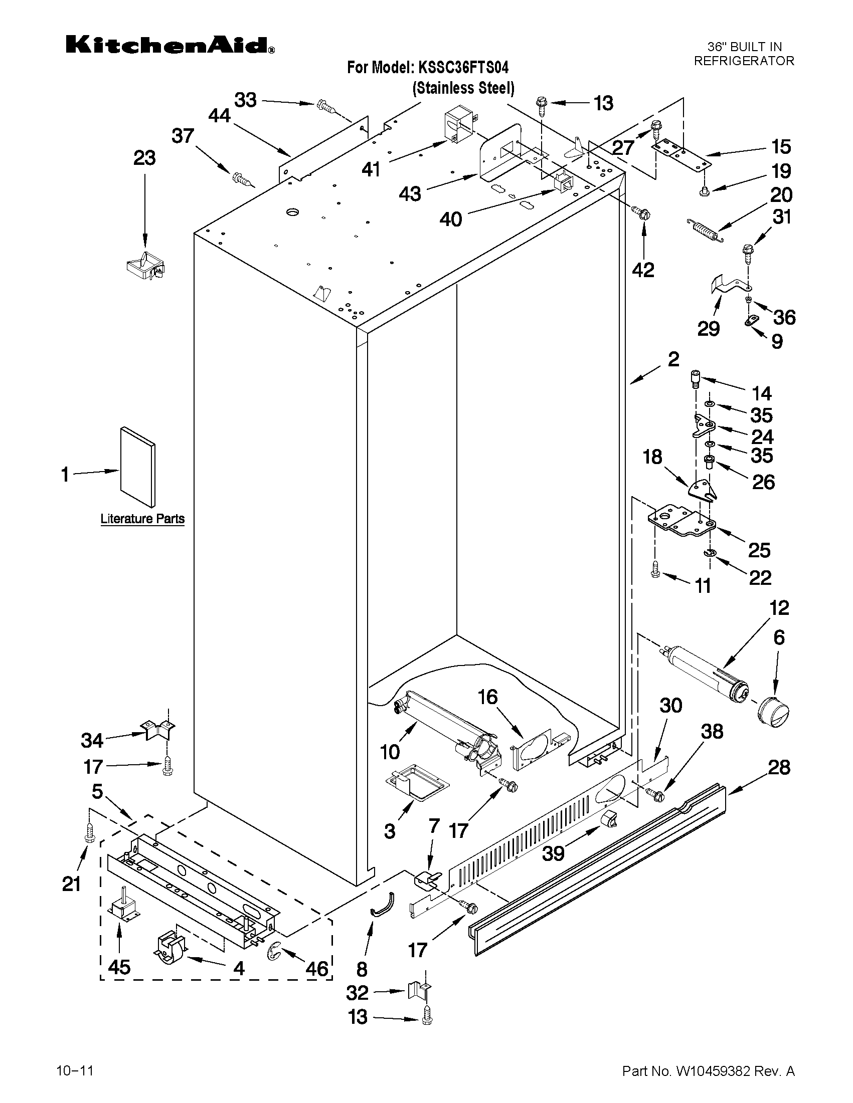 Cabinet parts