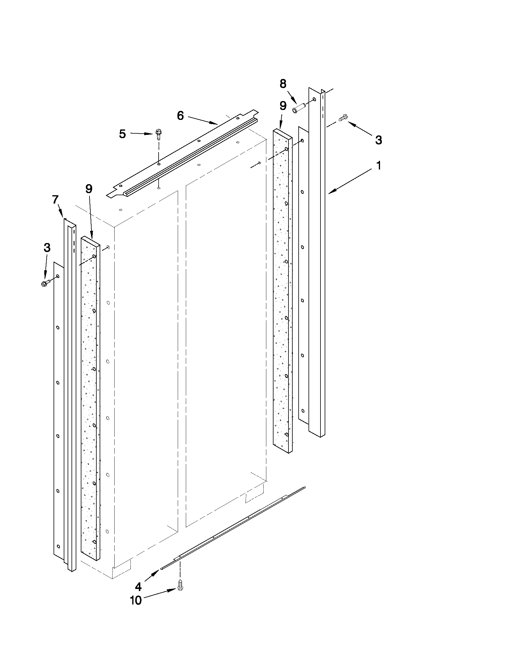 Cabinet trim parts