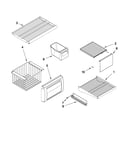 Freezer shelf parts