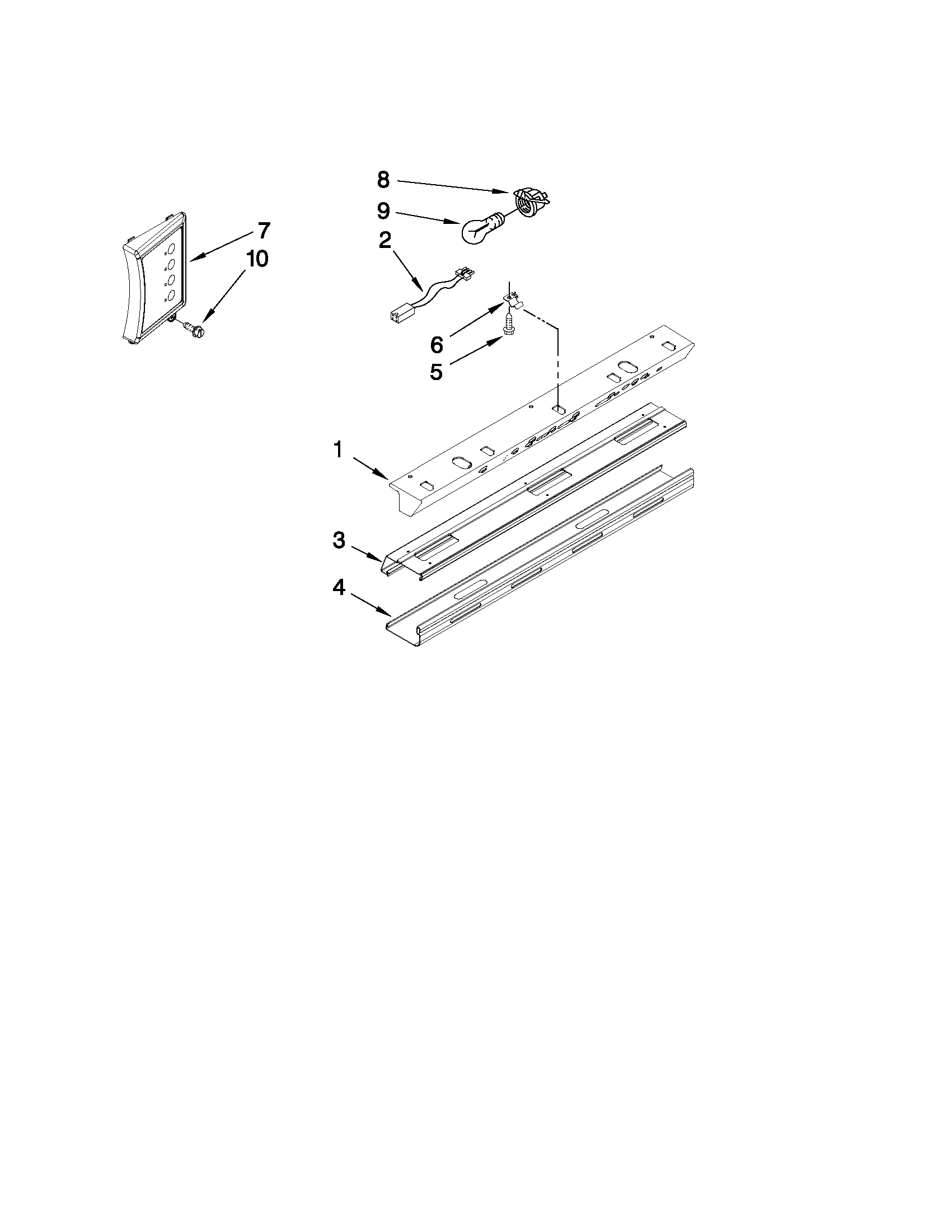 Control panel parts