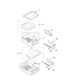 Refrigerator shelf parts