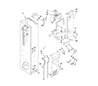 KitchenAid KSSC36FTS04 freezer liner and air flow parts diagram