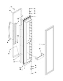 Freezer door parts