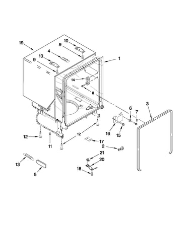 Tub and frame parts