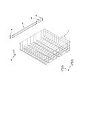 Upper rack and track parts
