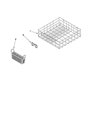 Lower rack parts