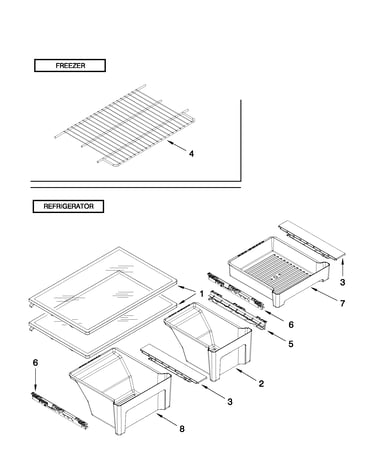 Shelf parts