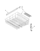 Upper rack and track parts