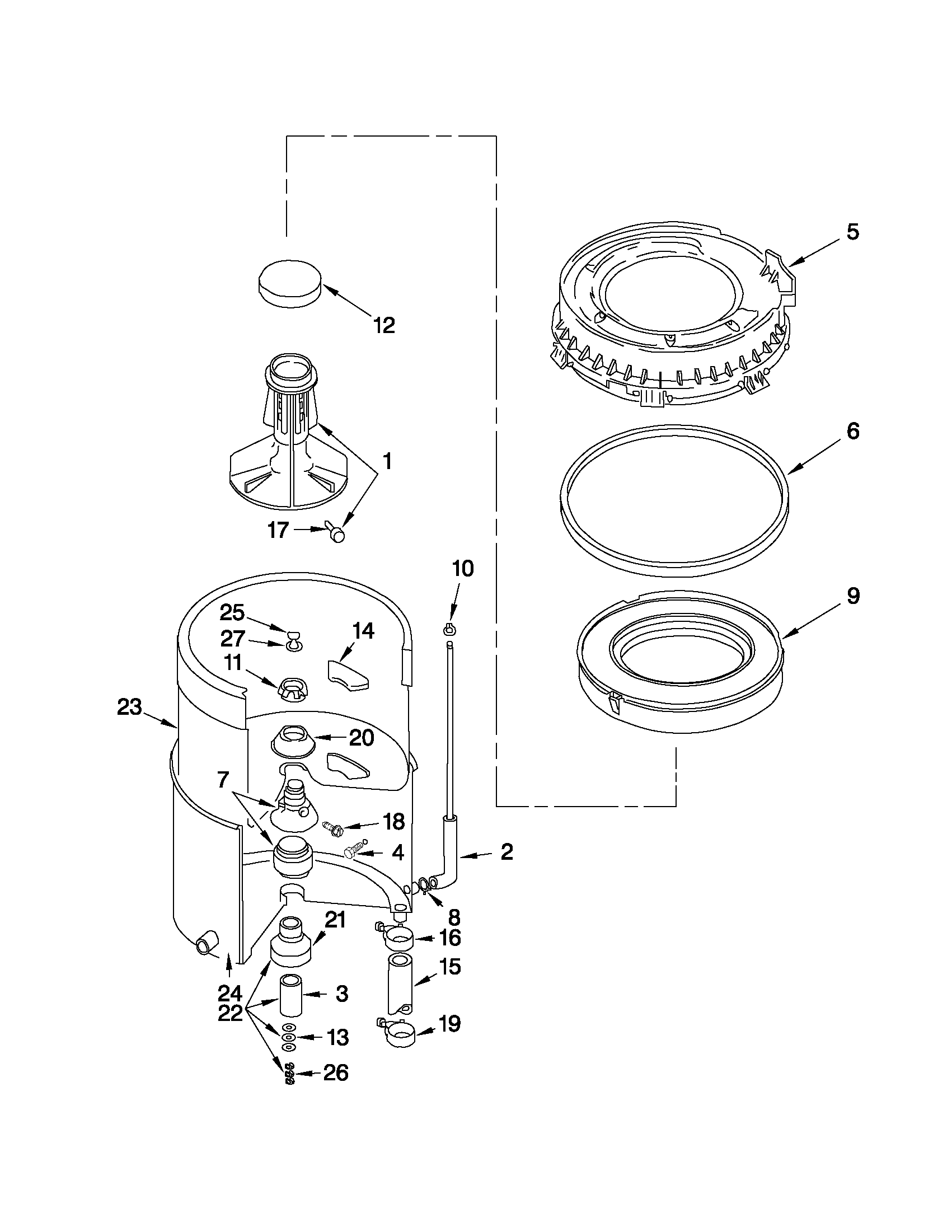 TUB PARTS