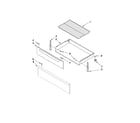 Whirlpool WFE361LVQ1 drawer & broiler parts diagram