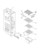 Freezer liner parts