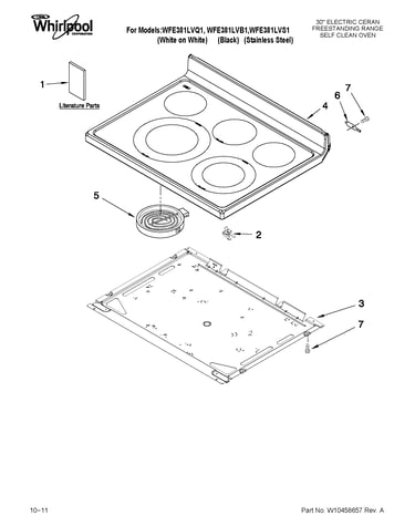 Cooktop parts