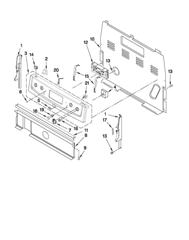 Control panel parts