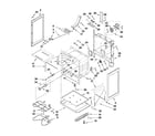 Whirlpool WFE381LVB1 chassis parts diagram