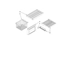 KitchenAid KSSO36QTX04 freezer shelf parts diagram