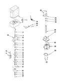 Motor and ice container parts