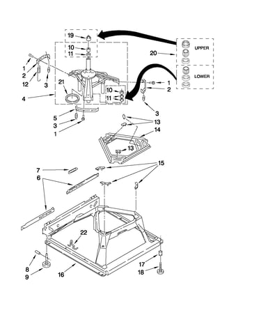 Machine base parts