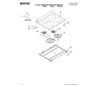 Maytag MER8670AB0 cooktop parts diagram