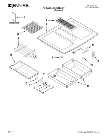 Cooktop parts