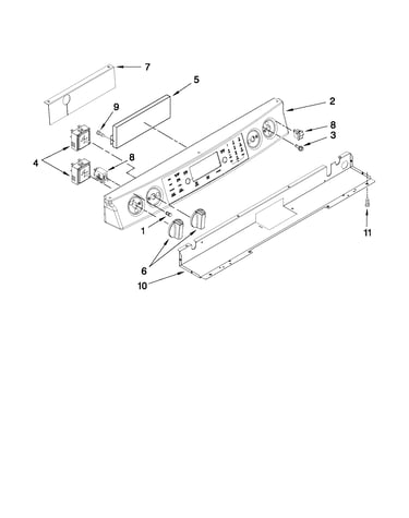 Control panel parts