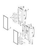 Refrigerator door parts