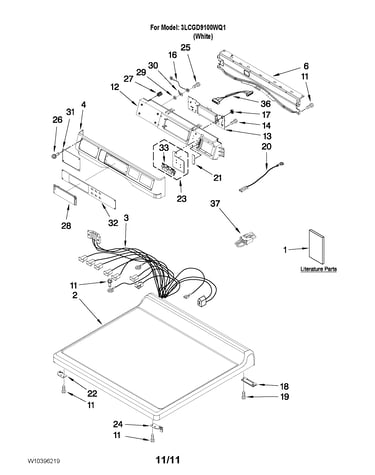Top and console parts