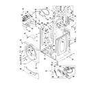 Whirlpool 3LCGD9100WQ1 cabinet parts diagram