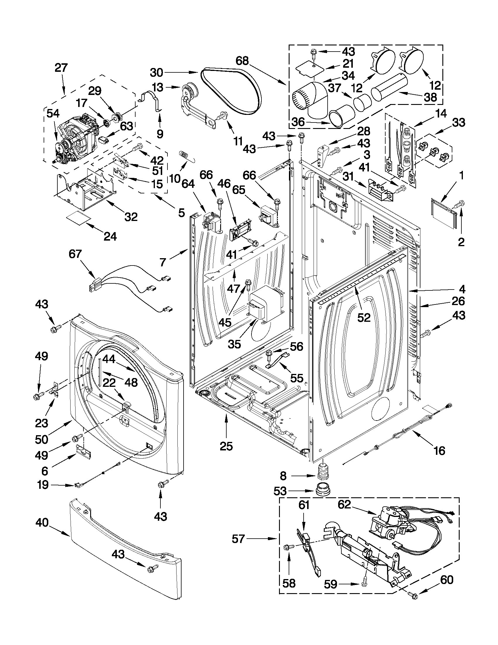 Cabinet parts