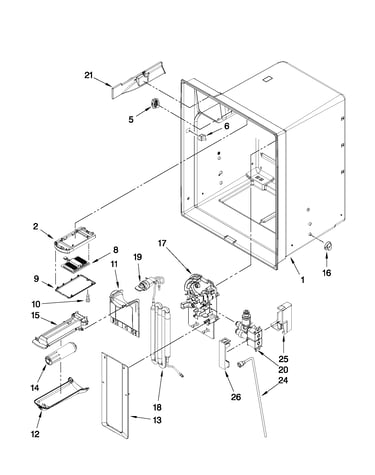 Refrigerator liner parts