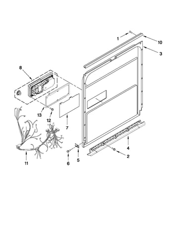 Inner door parts