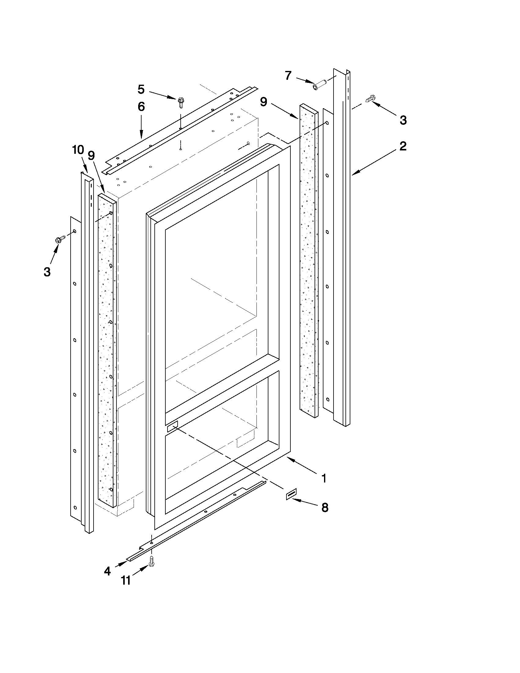 Cabinet and breaker trim parts