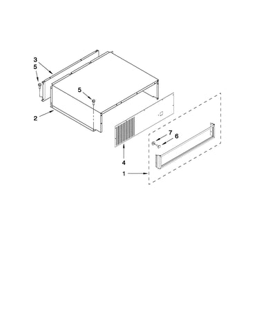 Top grille and unit cover parts