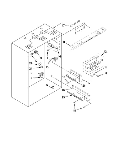 Refrigerator liner parts