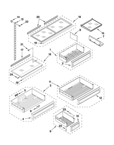 Shelf parts
