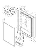 Refrigerator door parts