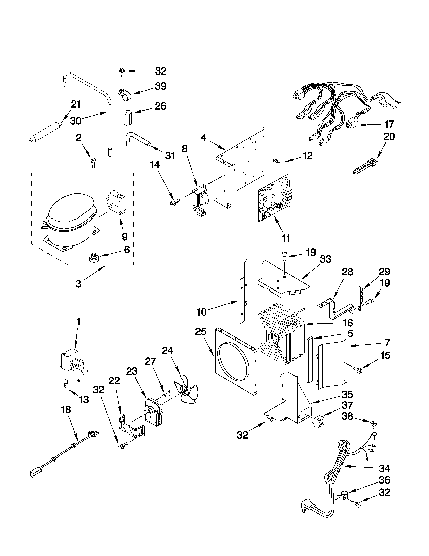 Upper unit parts
