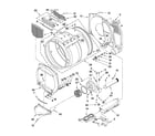 Maytag MDE17MNBGW0 bulkhead parts diagram