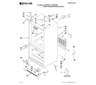 Jenn-Air JFC2290VEP1 cabinet parts diagram