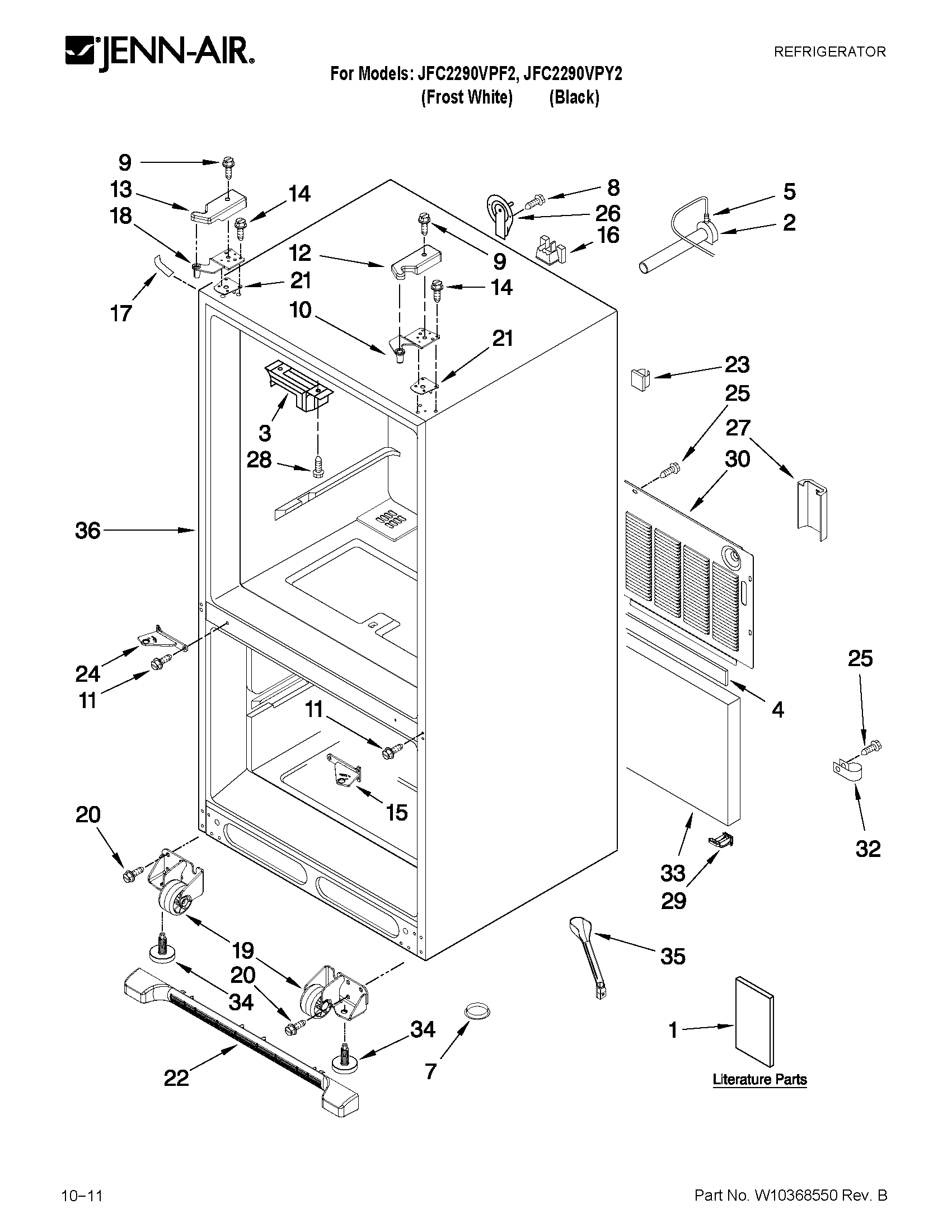 CABINET PARTS