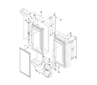 Jenn-Air JFC2290VPF2 refrigerator door parts diagram