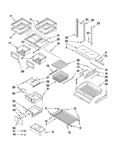 Shelf parts