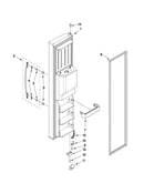 Freezer door parts
