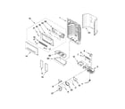 Maytag MSD2559XEW04 dispenser front parts diagram